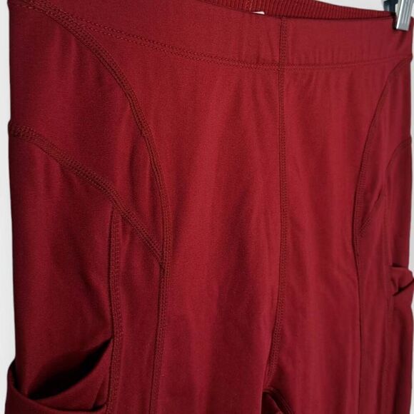 Fabletics Women's High Waisted Motion 365 Pocket 7/8 Legging Brick Red size Smal - Picture 5 of 9